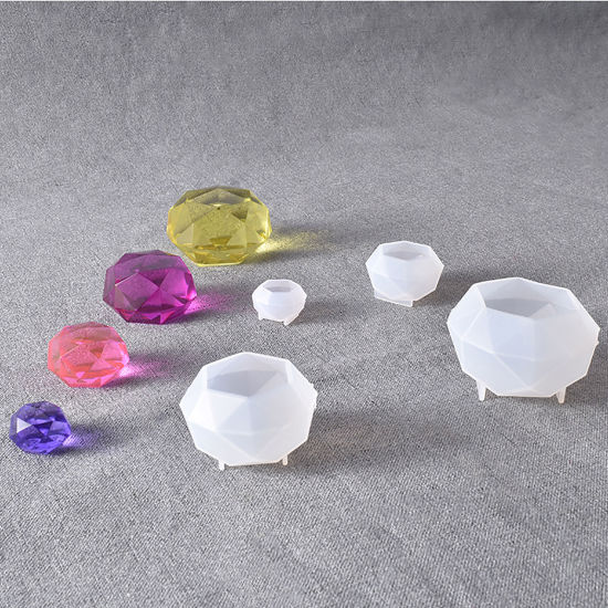 Picture of Silicone Resin Mold For Jewelry Making White 1 Piece