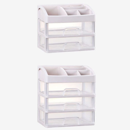 2020 New Makeup Organizer Drawers Plastic Cosmetic Storage Box Jewelry Container Make Up Case Makeup Brush Holder Organizers Box