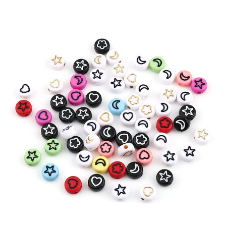 Acrylic Beads 500 PCs
