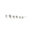 Bild von Edelstahl Ohrring Ohrstecker Rund Silberfarbe Klebbar (für 5mm) 7mm x 5mm, Drahtstärke: (21 gauge), 30 Stück