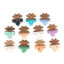 Picture of Resin & Wood Wood Effect Resin Charms Leaf Natural 28mm x 23mm, 3 PCs