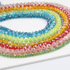 Picture of Glass Beads Round AB Rainbow Color Plating Faceted