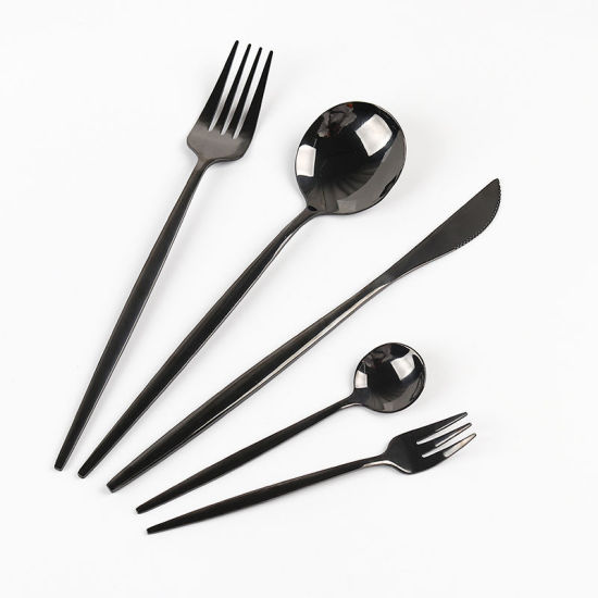 Изображение Stainless Steel Western Cutlery Knife Fork Spoon Kitchen Supplies