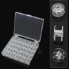 Picture of Plastic Bobbin Sewing Machine Spools Transparent Clear