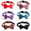 Picture of Velvet Cat Collar Solid Color Puppy Chihuahua Collars with Bell Adjustable Safety Buckle Pets Accessories