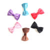 Изображение Velvet Cat Collar Solid Color Puppy Chihuahua Collars with Bell Adjustable Safety Buckle Pets Accessories
