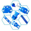 Picture of Fishbone Polyester Adjustable Dog Collars With Bell Pet Supplies Accessories