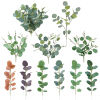 Изображение Simulation Eucalyptus Leaf DIY Wedding Plant Wall Background Decoration