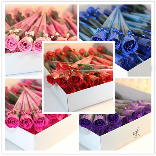 Picture of Artificial Carnation Soap Flower Gift Home Decoration