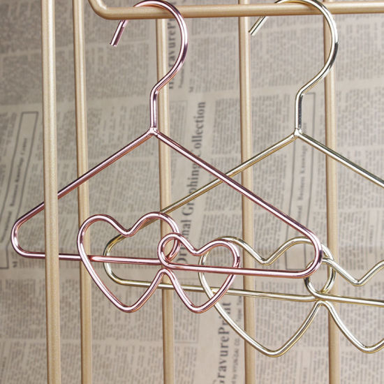 Изображение Electroplated Iron Creative Love Heart Children's Hanger