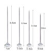 Picture of Zinc Based Alloy & Acrylic Sewing Positioning Needle Diamond Shape Silver Tone Silver Tone 1 Box