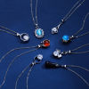 Picture of Cardboard Series Necklace Silver Tone 45cm(17 6/8") long, 1 Piece