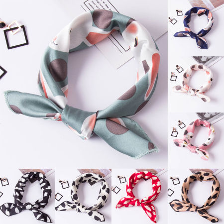 Multifunctional Fashion Imitation Silk Women's Scarf Square