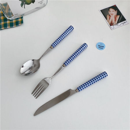 Stainless Steel Knife Fork Spoon Tableware Gift