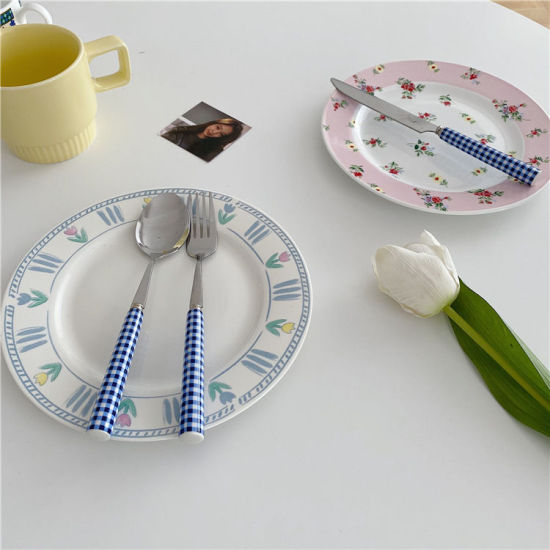 Изображение Stainless Steel Knife Fork Spoon Tableware Gift