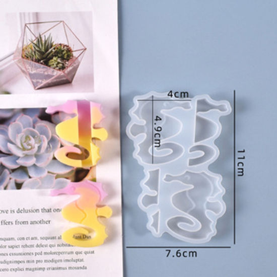 Picture of Silicone Resin Mold For Jewelry Making White 1 Piece