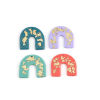 Picture of Polymer Clay Pendants U-shaped 35mm x 30mm, 3 PCs