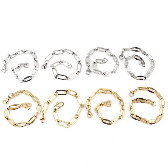 Imagen de Acero Inoxidable Pulseras 19.2cm longitud, 1 Unidad