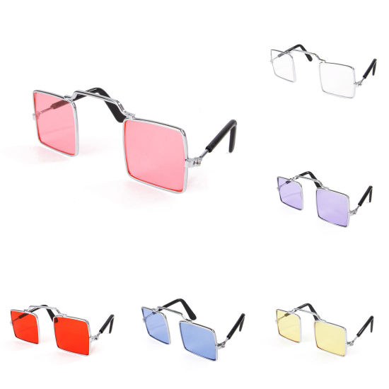 Picture of Square Sunglasses Dog Cat Pet Supplies Funny Photo Props