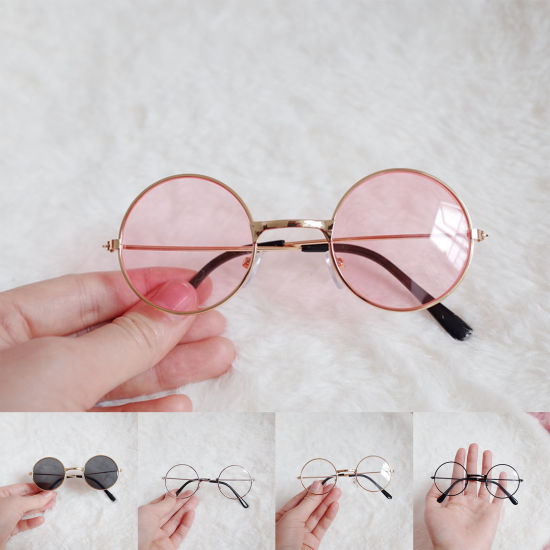 Picture of Round Glasses Dog Cat Pet Supplies Funny Photo Props