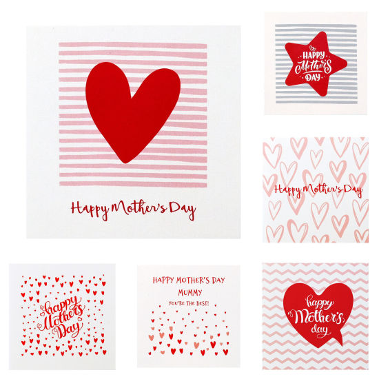 Изображение Paperboard Love Heart Mother's Day Greeting Card