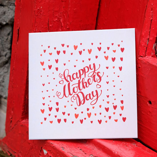 Изображение Paperboard Love Heart Mother's Day Greeting Card