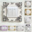 Picture of European Style Lace Light Switch Wall Stickers Decals DIY Art Home Decoration