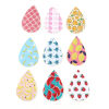 Immagine di PU Ciondoli Goccia Frutta 57mm x 38mm, 10 Pz