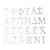 Image de Breloques en 304 Acier Inoxydable Argent Mat Alphabet Grec 1 Pièce
