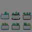 Изображение Slimy Gel Light Switch Decorative Sticker Cactus Succulent Plant Glow In The Dark Luminous
