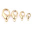 Picture of Brass Lobster Clasp Findings Real Gold Plated 3 PCs