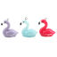 Picture of Resin Pendants Swan Animal Silver Tone 32mm x 27mm, 10 PCs