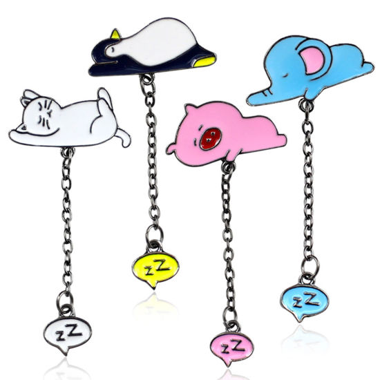 Immagine di Spilla Animale Smalto 29mm x 17mm, 1 Pz