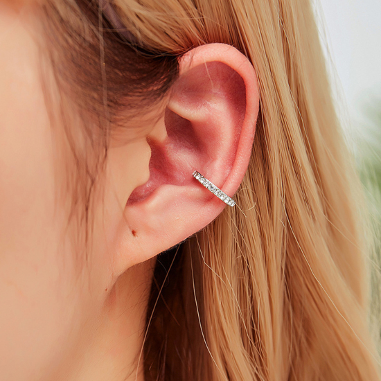 Picture of Brass Ear Clips Earrings U-shaped 10mm, 1 Piece                                                                                                                                                                                                               