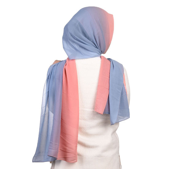 Picture of Chiffon Two Tone Gradient Women's Scarf