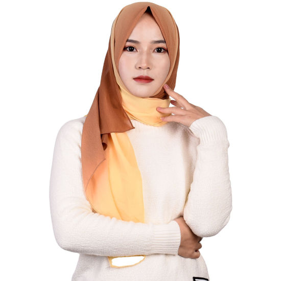 Picture of Chiffon Two Tone Gradient Women's Scarf