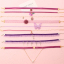 Image de Collier Ras de Cou en Velvet Violet 30cm long, 1 Pièce