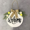 Imagen de Easter Natural Wood Hanging Door Sign Home Decoration