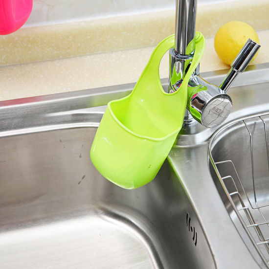 Изображение Plastic Creative Kitchen Faucet Sink Hanging Bag For Sponge