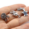 Picture of Zinc Based Alloy Large Hole Charm Dangle Beads