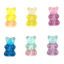 Image de Cabochons d'Embellissement en Résine Ours Brillant Paillettes 5 Pcs