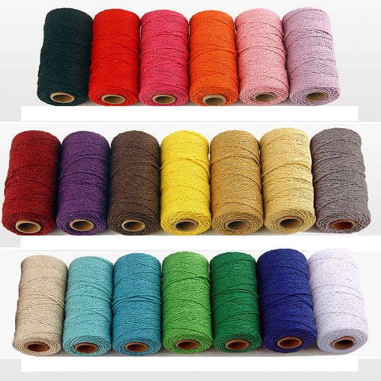 Picture of Cotton Thread Cord 2mm, 1 Roll (Approx 100 M/Roll)