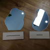 Picture of Wooden Base & Acrylic Desktop Make-up Mirror