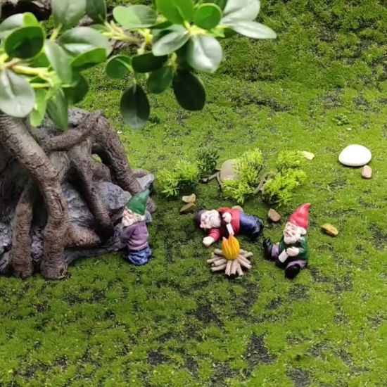 Imagen de Dwarf Elf Garden Series Resin Micro Landscape Miniature Decoration