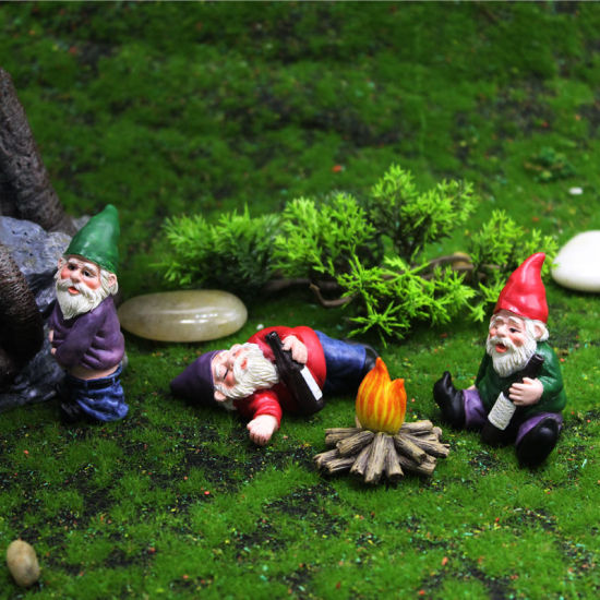 Imagen de Dwarf Elf Garden Series Resin Micro Landscape Miniature Decoration