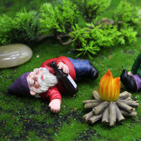 Imagen de Dwarf Elf Garden Series Resin Micro Landscape Miniature Decoration