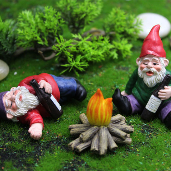 Imagen de Dwarf Elf Garden Series Resin Micro Landscape Miniature Decoration