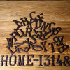 Imagen de Letter Number Wrought Iron Creative DIY Doorplate House Accessories
