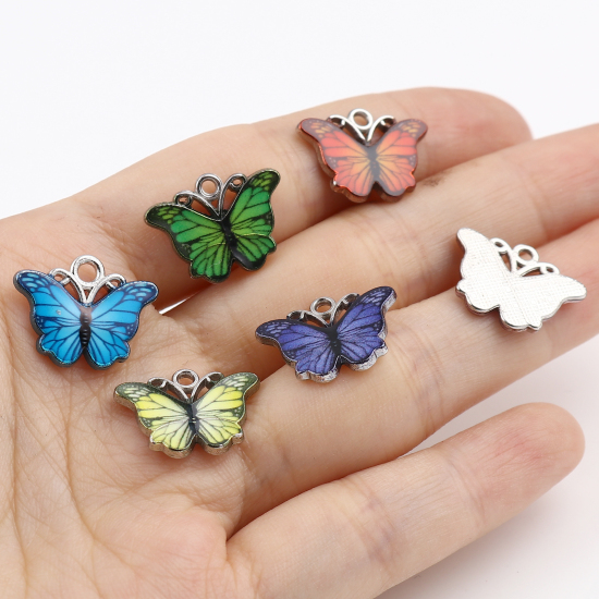 Picture of Zinc Based Alloy Charms Butterfly Animal