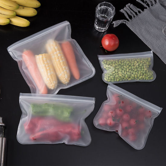 EVA Reusable Translucent Food Storage Sealing Bag の画像